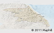 Shaded Relief Panoramic Map of Kang-Won-Do, lighten