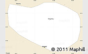 Classic Style Simple Map of Kwangju