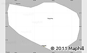 Gray Simple Map of Kwangju