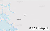 Shaded Relief 3D Map of Seoul, single color outside