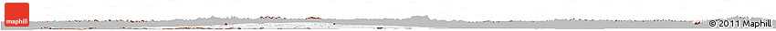 Gray Horizon Map of Kyrgyzstan, single color outside
