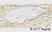 Classic Style 3D Map of Issyk-Kul