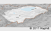 Gray 3D Map of Issyk-Kul