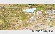 Satellite 3D Map of Issyk-Kul