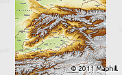 Physical Map of Osh