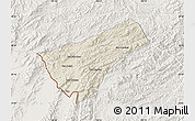 Shaded Relief Map of Houay Xay, lighten