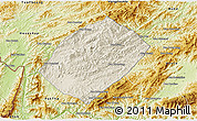 Shaded Relief 3D Map of Pha Oudom, physical outside