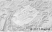 Silver Style 3D Map of Pha Oudom