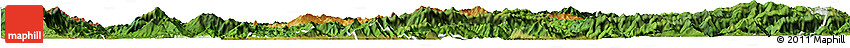 Physical Horizon Map of Pha Oudom, satellite outside