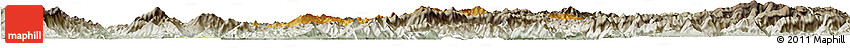 Physical Horizon Map of Pha Oudom, semi-desaturated
