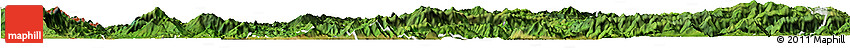 Satellite Horizon Map of Pha Oudom