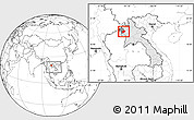Blank Location Map of Pha Oudom, highlighted country, highlighted parent region, within the entire country
