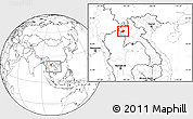 Blank Location Map of Pha Oudom, highlighted parent region, within the entire country