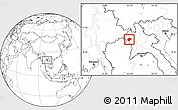 Blank Location Map of Pha Oudom