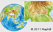 Physical Location Map of Pha Oudom