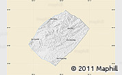 Classic Style Map of Pha Oudom, single color outside