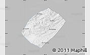 Gray Map of Pha Oudom, single color outside