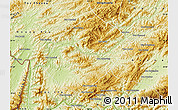 Physical Map of Pha Oudom