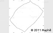 Blank Simple Map of Pha Oudom, cropped outside, no labels