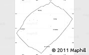 Blank Simple Map of Pha Oudom, cropped outside