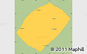 Savanna Style Simple Map of Pha Oudom, single color outside