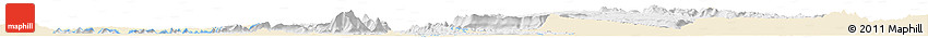 Classic Style Horizon Map of Champassack, single color outside