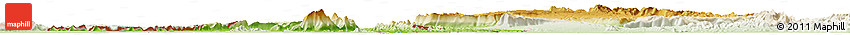 Physical Horizon Map of Champassack, lighten