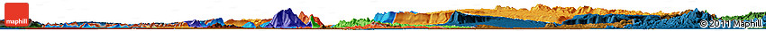 Political Horizon Map of Champassack, darken