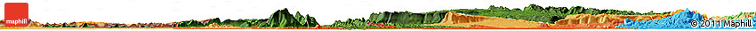 Satellite Horizon Map of Champassack, political shades outside