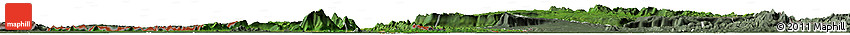 Satellite Horizon Map of Champassack, semi-desaturated