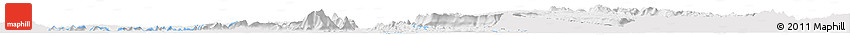 Silver Style Horizon Map of Champassack, single color outside