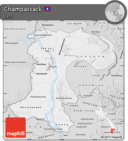 Silver Style Map of Champassack