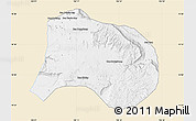Classic Style Map of Paksong, single color outside