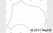 Blank Simple Map of Paksong, cropped outside, no labels