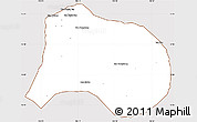 Classic Style Simple Map of Paksong, cropped outside