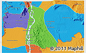 Political 3D Map of Pathouphone