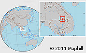 Gray Location Map of Pathouphone