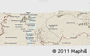 Shaded Relief Panoramic Map of Pathouphone