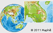 Physical Location Map of Phonthong, highlighted parent region