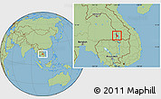 Savanna Style Location Map of Phonthong
