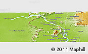 Physical Panoramic Map of Phonthong