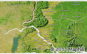 Satellite 3D Map of Sanasomboune