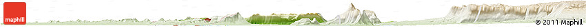 Physical Horizon Map of Sanasomboune, lighten