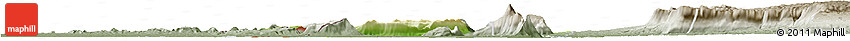 Physical Horizon Map of Sanasomboune, semi-desaturated