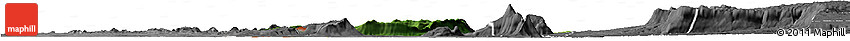 Satellite Horizon Map of Sanasomboune, desaturated