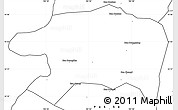 Blank Simple Map of Sanasomboune