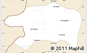 Classic Style Simple Map of Sanasomboune
