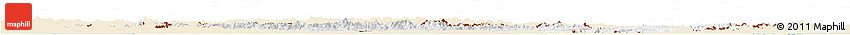 Classic Style Horizon Map of Laos, single color outside
