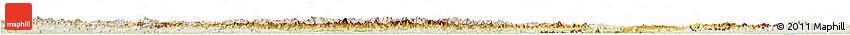 Physical Horizon Map of Laos, lighten