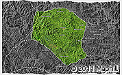 Satellite 3D Map of Samneua, desaturated